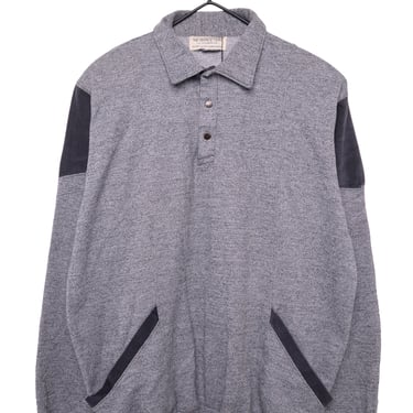 Gray Collard Sweater