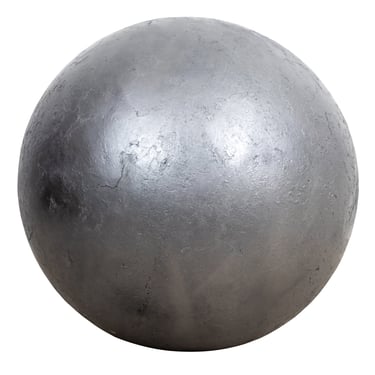Large Faux Metal Garden Sphere