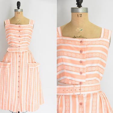 1950s Lucky Peach dress 