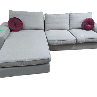 Light Grey L Shaped Sectional