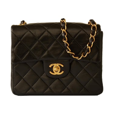 Chanel Black Lambskin Small Flap Bag