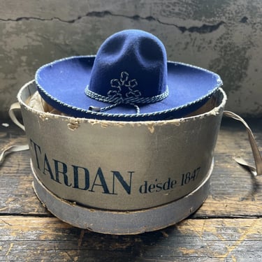 Antique 20th Century Salesman Sample Tardan Hat Mexico Sombrero Western Vintage