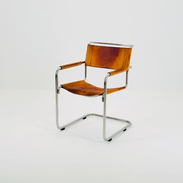 Mid Century Tublar S34 armchair by Mart Stam and Marcel Breuer for Thonet 1980s 