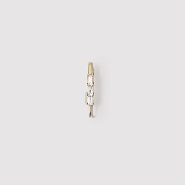 Baguette Mini Safety Pin Earring