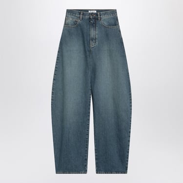 Alaia Faded Blue Round Jeans Women