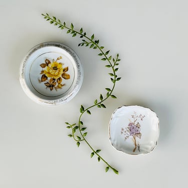 Tiny Floral Dishes