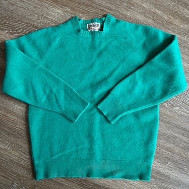 60’s Daytons Lambswool Kelly Green Crew Neck Sweater 