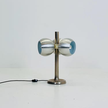 Mid century ufo eyes table lamp by Markolini Italy 1980s 