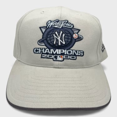 Vintage New York Yankees 2000 World Series Champions Strapback Hat