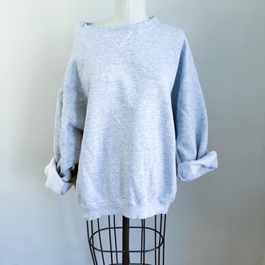 Vintage Heathered Gray Crewneck Sweatshirt / XL 