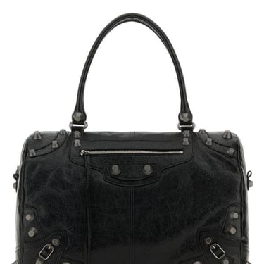 Balenciaga Man Black Nappa Leather Le Cagole Shopping Bag