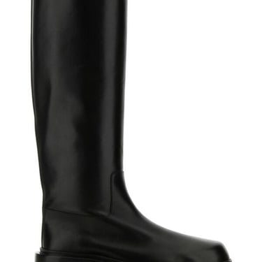 Jil Sander Women Black Leather Boots