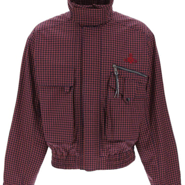 Vivienne Westwood Micro Tartan Memphis Bomber Jacket Men