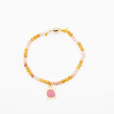 A. Carnevale Small Bead Bracelet - Pink