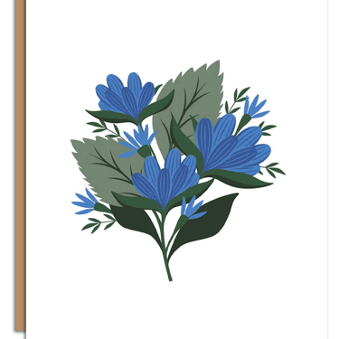 Hazelmade | Blue Gentian Card