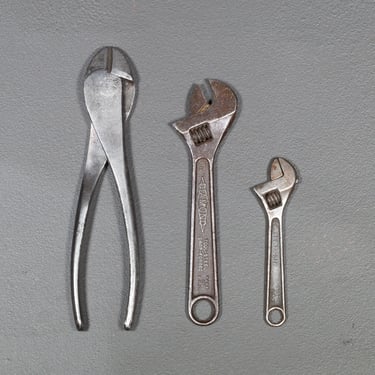 Collection of Antique Screwdrivers and Wire Cutter c. 1940