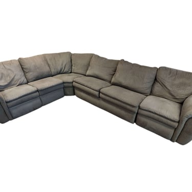 Green La-Z-Boy Reclining Sectional