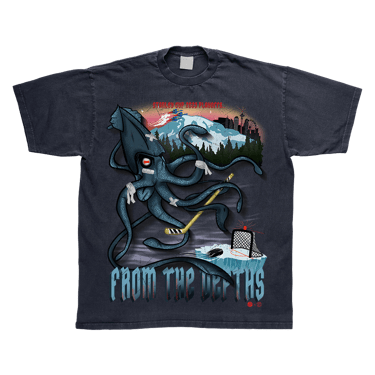 TBNW x Break Bread &quot;From the Depths&quot; 2023 Playoffs Navy T-Shirt