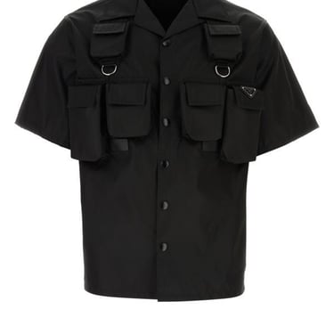 Prada Man Black Re-Nylon Shirt