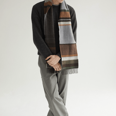 Wallace + Sewell | Strathay Fog Lambswool Scarf