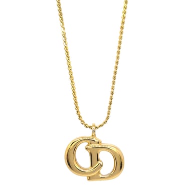 Christian Dior Necklace Pendant Gold