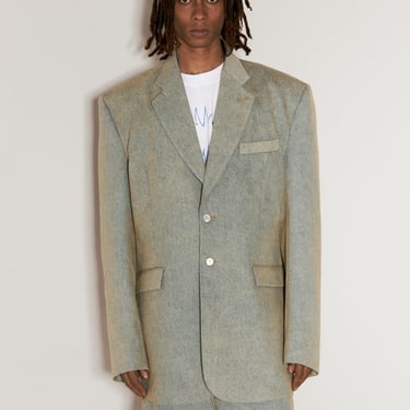 Vetements Men Denim Tailored Blazer