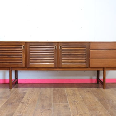 Mid Century Modern Vintage Teak Sideboard Credenza by Mcintosh Danish Style 