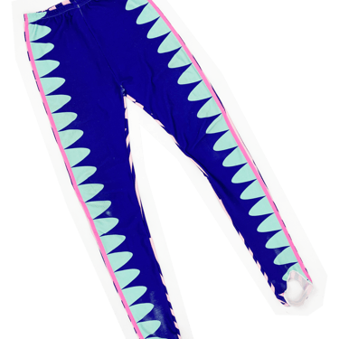 Walter Van Beirendonck F/W 2014 crocodile teeth print leggings