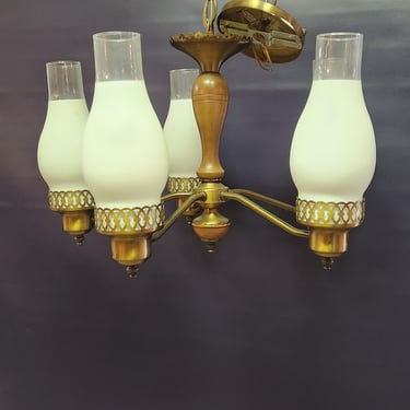 Vintage 5-arm Chandelier 4.75