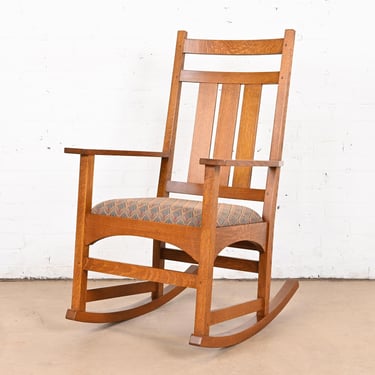 Stickley Harvey Ellis Collection Mission Oak Arts &#038; Crafts Rocking Chair