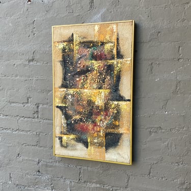 MCM Abstract Oil on Board