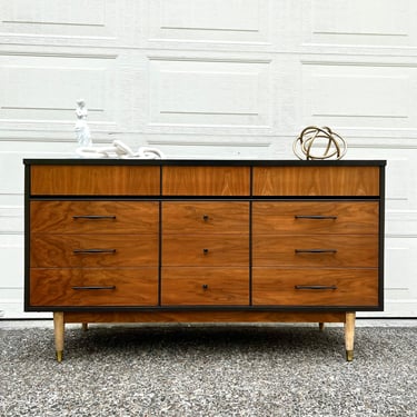 MCM refinished wooden dresser / credenza / entryway storage / TV stand / console 