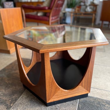 Mid Century Hexagonal Teak Coffee/Side Table Designed by V.B. Wilkins for GPlan