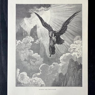 Gustave Doré Dante and the Eagle and The Break of Morning 