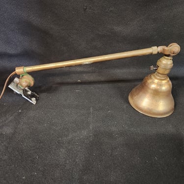 Vintage Brass Telescopic Table Lamp 24.5" x 5.5"
