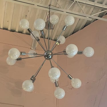 Large Mid Century Modern Sputnik Chandelier 