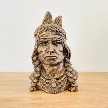 Vintage Native American Chief by Universal Statuary Corp circa 1966 