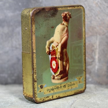Vintage Small Mint Tin | Greyhound of the Tudors | English Mint Tin | Edward Sharp & Sons Ltd | Vintage Storage | Bixley Shop 
