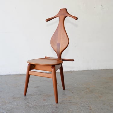 Vintage Danish Modern Hans Wegner Model Jh-514 Style Valet Chair 