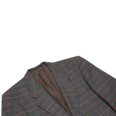 Peek &amp; Cloppenburg 70s Scottish Lambswool Glen Check Windowpane - Green