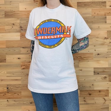 80's Vintage Powdermilk Biscuits Tee Shirt T-Shirt 