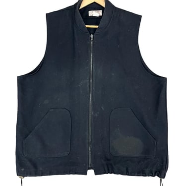 Filson Black Wool Vest Style #91 XXL