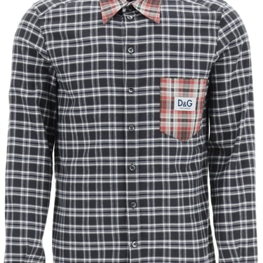 Dolce &amp; Gabbana Tartan Flannel Shirt Men