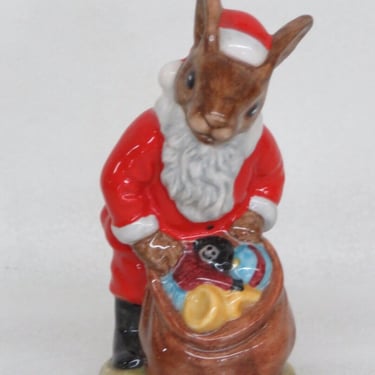 Royal Doulton  Santa Bunnykins Happy Christmas D817 Figurine  2795B