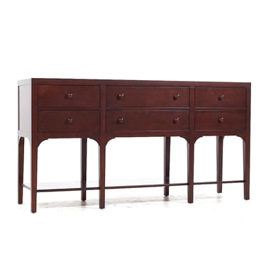 Drexel Heritage Contemporary Walnut Console with Drawers - contemporary 