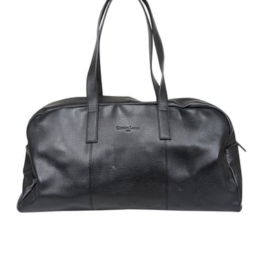 Christian LaCroix - Large Black Pebbled Leather Duffle Bag