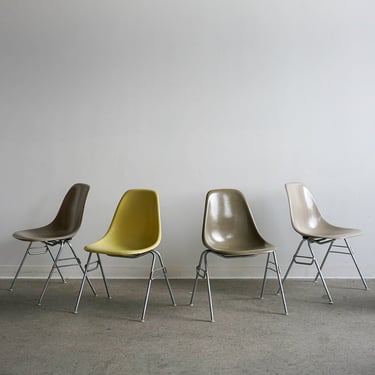 DSS Dining Chairs by Charles and Ray Eames for Herman Miller