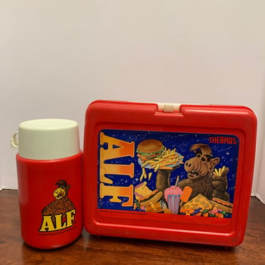 Vintage 1987 ALF Lunchbox with Thermos! 