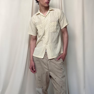 Vintage 1950’s Arrow Polka Dot Shirt 