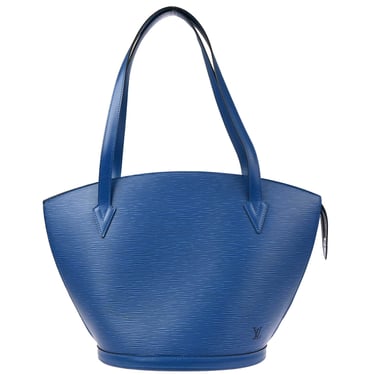 Louis Vuitton Epi Blue Saint Jacques Shopping Tote Bag M52265